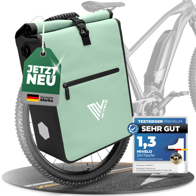 2in1 Fahrradtasche für Gepäckträger wasserdicht 25L "Max"