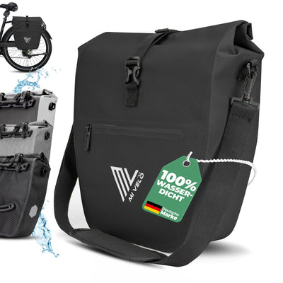 2in1 Fahrradtasche für Gepäckträger wasserdicht 20L "Capax"