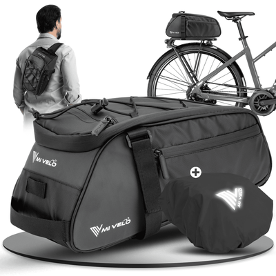 Gepäckträgertasche mit 3in1 Funktion aus recyceltem Material "Neo"