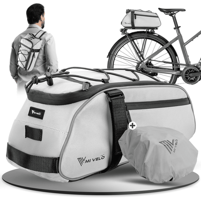 Gepäckträgertasche mit 3in1 Funktion aus recyceltem Material "Neo"
