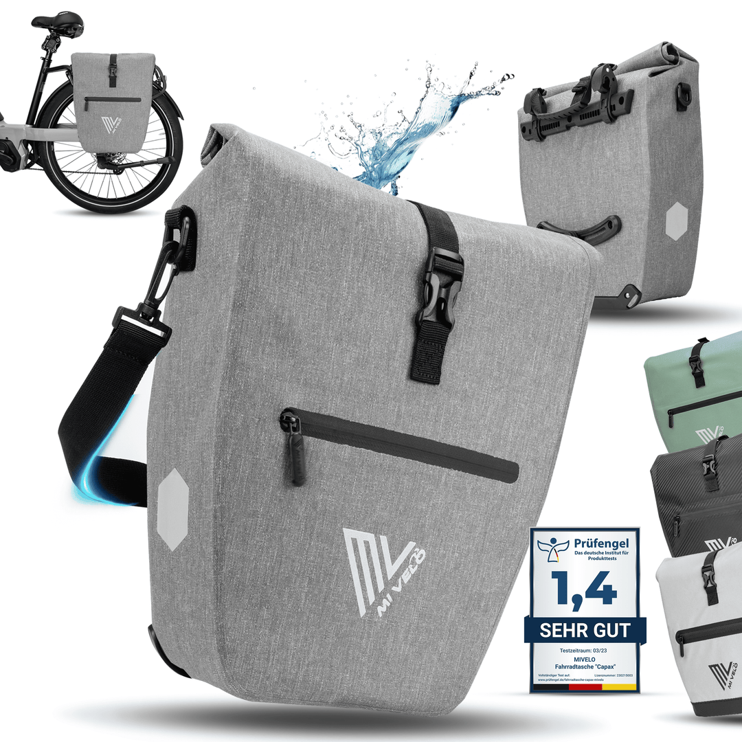 Fahrradtasche für Gepäckträger wasserdicht 25L, Fahrradtaschen, fahrradtasche für gepäckträger
