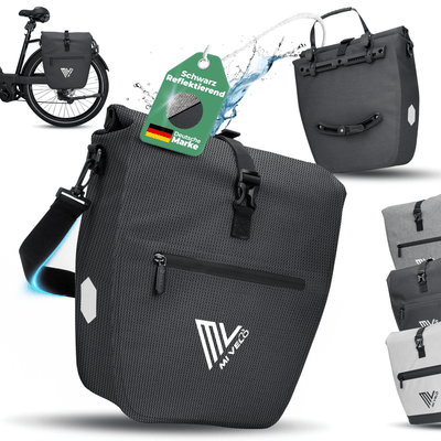 2in1 Fahrradtasche für Gepäckträger wasserdicht 20L "Capax"