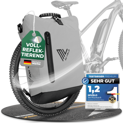 3in1 Fahrradtasche & Rucksack wasserdicht 20L "PRIMUS"