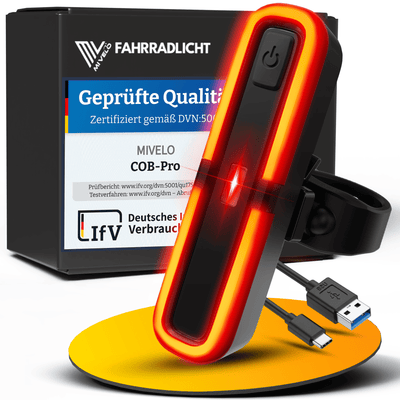 Fahrradlicht mit COB-Technologie