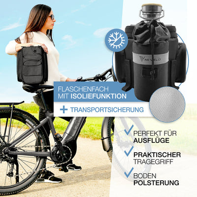 Gepäckträgertasche erweiterbar 10-20L "FELIX"