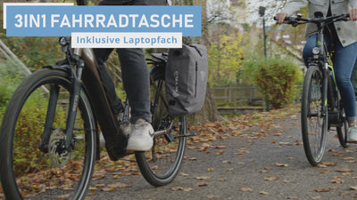 3in1 Fahrradtasche & Rucksack wasserdicht 20L "PRIMUS"