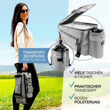 thermo fahrradtasche Isolierte Gepäckträgertasche 10L „AMICA“ – MIVELO